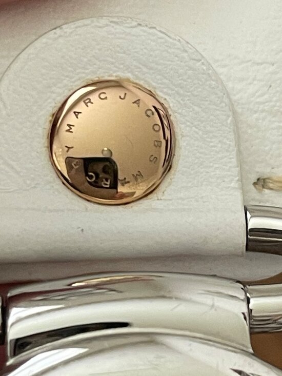 Marc By Marc Jacobs MBM1170 Molly Chronograph White Rose Gold Watch main image 6